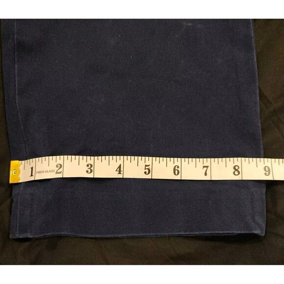 RALPH LAUREN Pants Women’s 16 Chino Ankle Straight Leg Blue Mid Rise - Picture 7 of 7